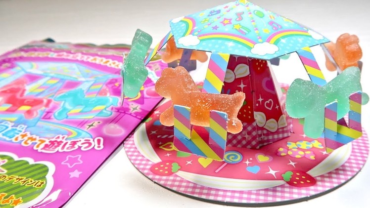 Japanese Omocha Gashi DIY Merry Go Round Gummy Candy