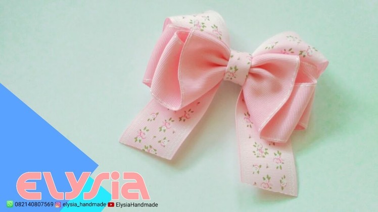 Laço Sweet ???? Sweet #Ribbon Bow ???? DIY by Elysia Handmade
