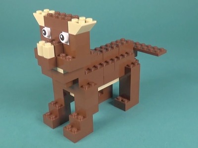 Lego Dog (001) Building Instructions - LEGO Classic How To Build - DIY