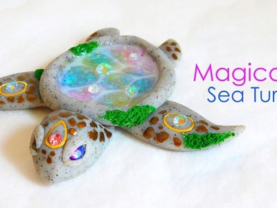 Magical Sea Turtle ♥ Polymer Clay & Resin Tutorial