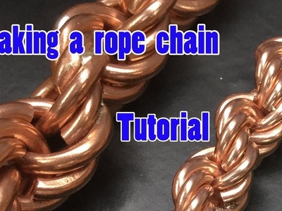 Make 2 different size rope chains (part 2) Tutorial