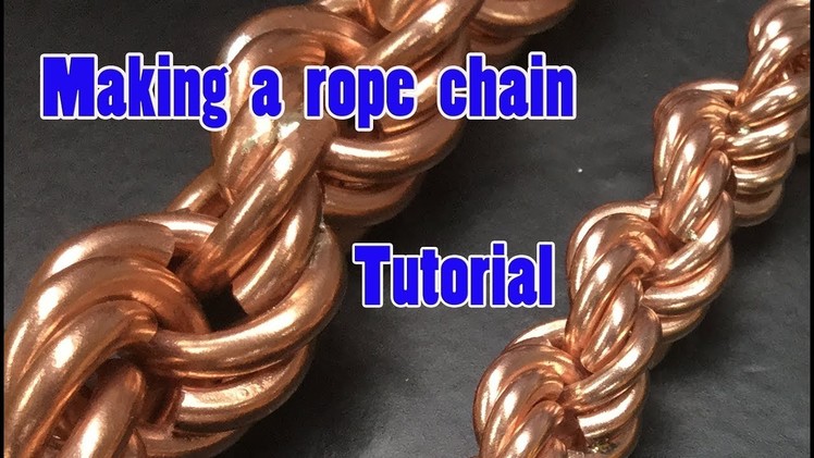Make 2 different size rope chains (part 2) Tutorial