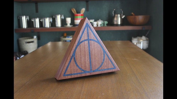 Making a Deathly Hallows Jewelry Box. Using a Planer Sled