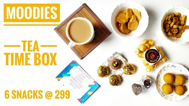*New*Tea Time Box @299 | Moodies | Handmade snacks and chocolates |Unboxing and Review