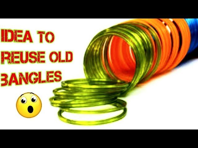 Old Bangles reuse idea!! What we can do using bangles- woolen craft wall art- cool and creative