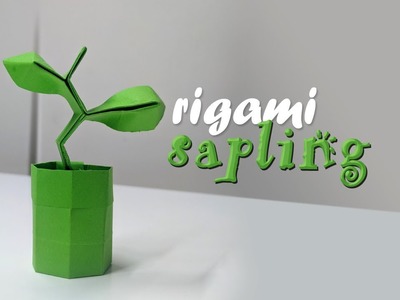 Origami Sapling | Tiny Origami Plant