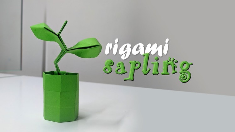 Origami Sapling | Tiny Origami Plant