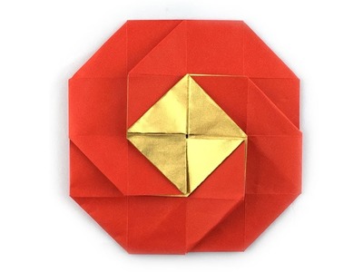 Rose origami envelope tutorial (Hyo Ahn)