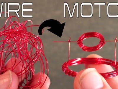 ULTIMATE DIY electric motor using ONLY A WIRE