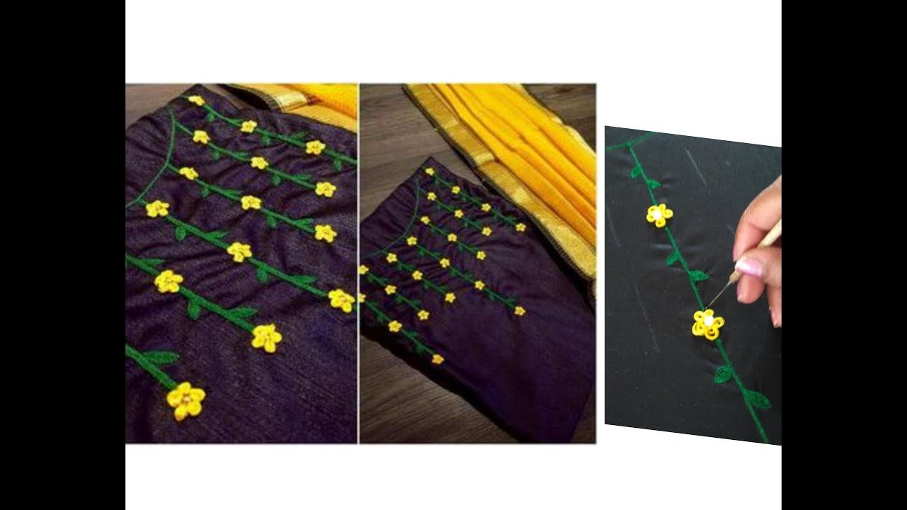 churidar neck hand designs