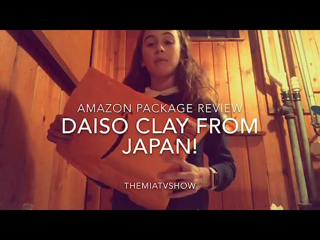 AMAZON DAISO CLAY FOR SLIME OPENING VIDEO+MIXING VIDEO OF THE CLAY INTO SLIME!????