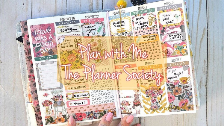 B6 Plan with Me. The Planner Society