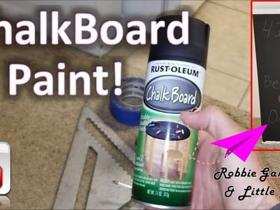 CHALKBOARD PAINT!! Make your walls into art. Easy clean up