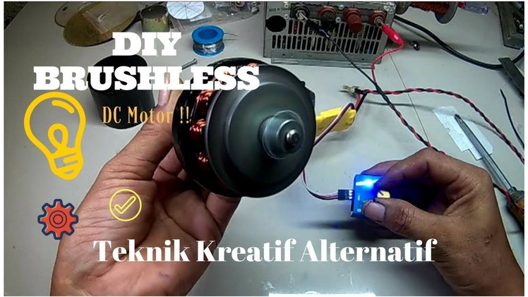 DIY Brushless DC motor !!! (Full Version.making process)