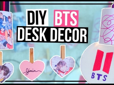 DIY BTS Desk Decor Ideas | Easy Kpop DIYs