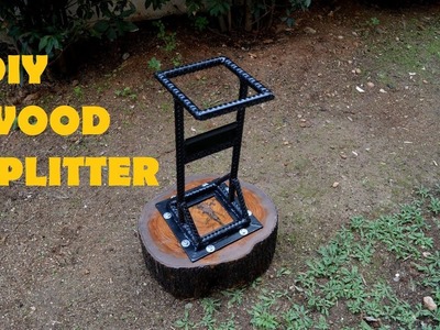 DIY  Kindling Cracker. Log Splitter from Rebar