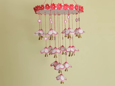DIY Wind Chime || Wall hanging using Paper || DIY  Room decoration idea