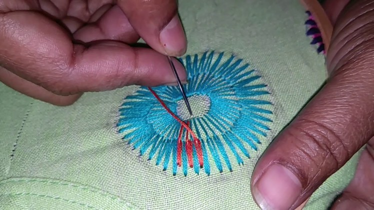 Easy & Beautiful Hand Embroidery For Kurti. tops. saree. Dupatta