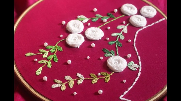 Hand embroidery designs | Beautiful neck design