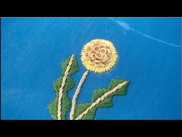 Hand Embroidery - Flowers and Stem Stitch Tutorial