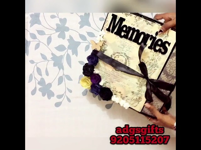Handmade scrapbook ||awesome birthday.anniversary gift ||by anshu Patel ||sold