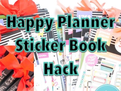 Happy Planner Sticker Book Hack