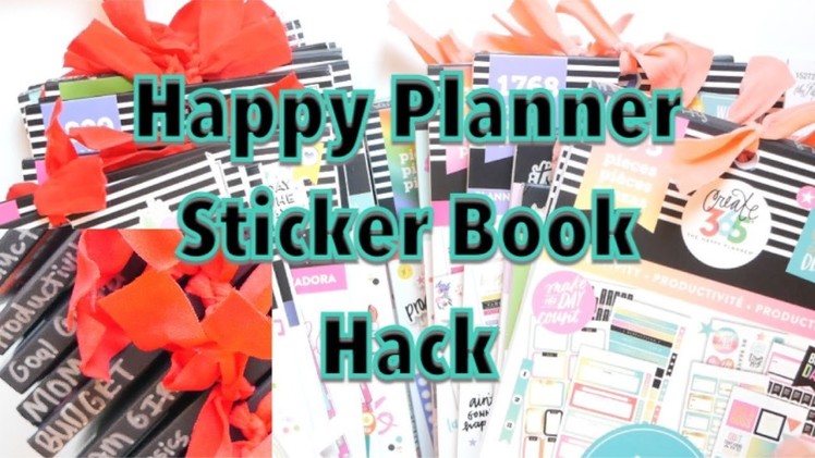Happy Planner Sticker Book Hack