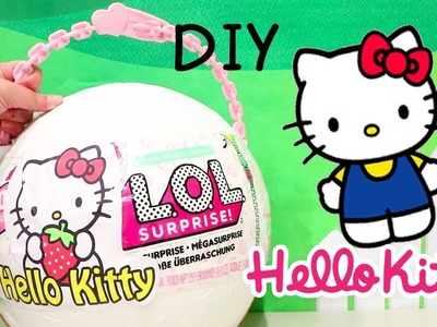 Hello Kitty ! Toys and Dolls Fun for Kids with *Customized* LOL Big Surprise Toy Egg & Blind Bags