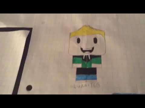 How To Draw An Easy But Awesome Roblox Caracter - roblox drawings cool