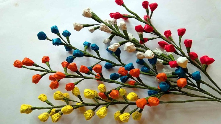 How to make flower with Carry Bags || Plastic Flower || DIY Craft Ideas