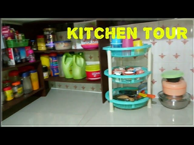 Kitchen Tour- Indian Small Town Kitchen Tour 2018 || diy with divya