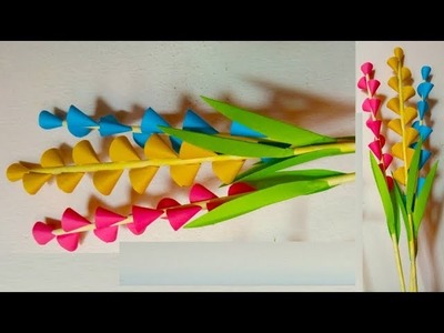 Make Heliconia flower| How to make Heliconia flower with colour paper