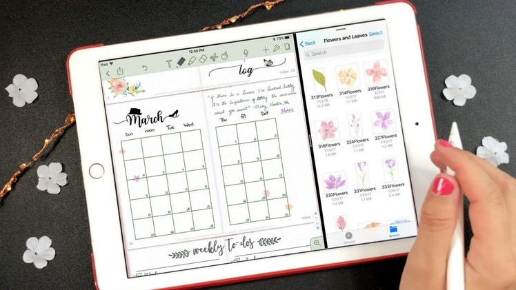 March Digital Planner Setup - Plan With Me
