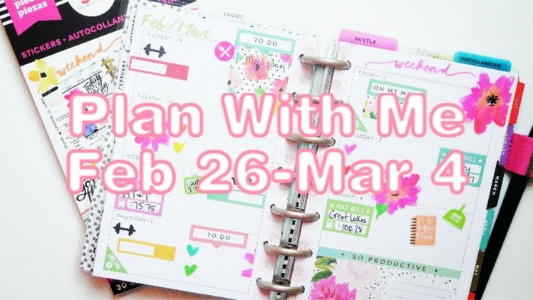 Plan With Me | Feb 26-Mar 4 | Seasonal Mini Happy Planner