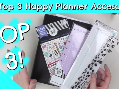 The Top 3 Happy Planner Accessories! | BIG Happy Planner GIVEAWAY Winner!