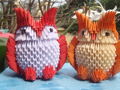 3D Origami Owl Tutorial | DIY Paper Owl Home Decor