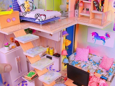 5 DIY Miniature Dollhouse Rooms