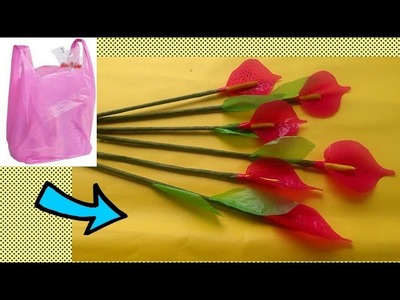 Best out of waste II Plastic bag  home decor DIY craft