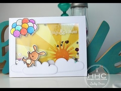 Bunny Balloon Shaker Card