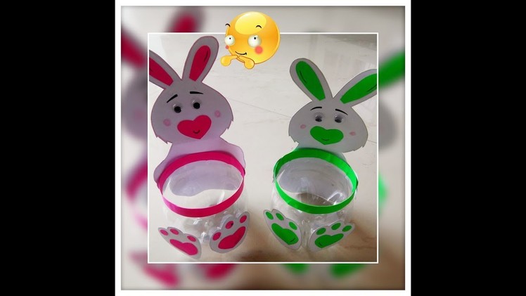 Bunny Pen Holder | Recycle Plastic Bottles | Best out of Waste | DIY | Kids Craft