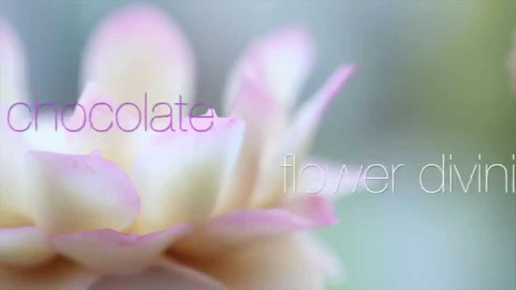 Chocolate flower: Lotus VIDEO TUTORIAL by ChokoLate (TRAILER)