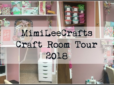 Craft Room Tour 2018 | A Fresh Coat of Paint and Organization on a Budget!