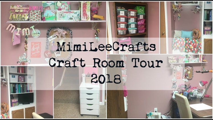 Craft Room Tour 2018 | A Fresh Coat of Paint and Organization on a Budget!