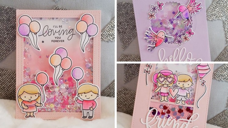 Creating 3 Shaker Cards by Pretty Pink Posh