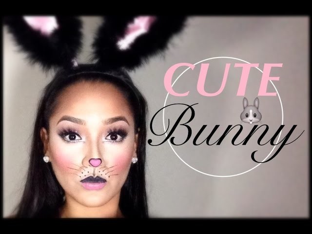 Cute Simple Bunny Makeup | Halloween Tutorial