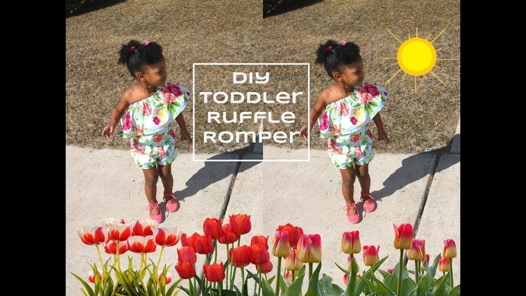 DIY [Beginner Sewing] Toddler Ruffle Romper