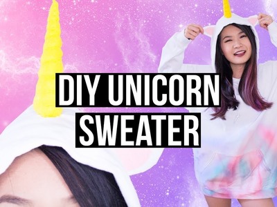 DIY Easy Watercolor Unicorn Sweater  | Eva Chung