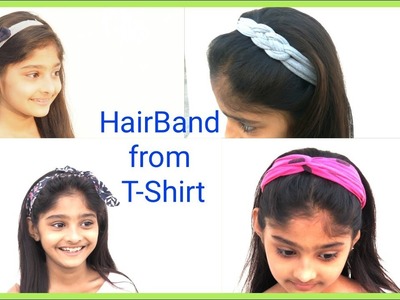 DIY HairBand! Hair Tutorial with 4 DIY Quick Hairstyles for School & 4 DIY HairBand(Binal)