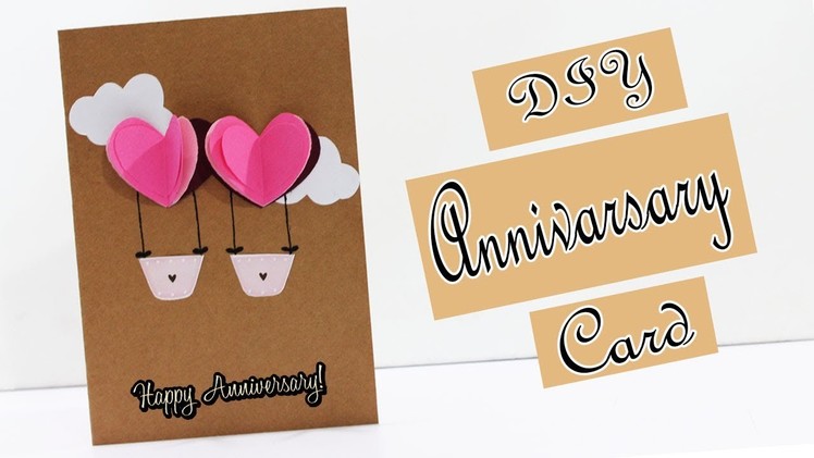 DIY | How To Make Anniversary Card | Handmade Greeting Card for Anniversary