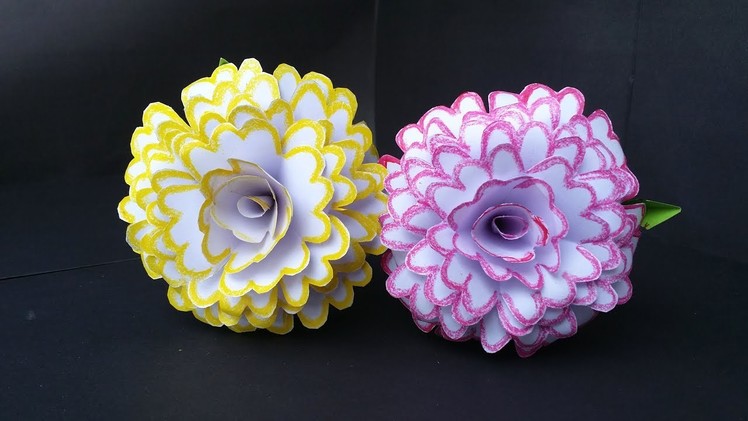 DIY: How to Make Beautiful Realistic  Paper Rose!!! Easy Tutorial. 